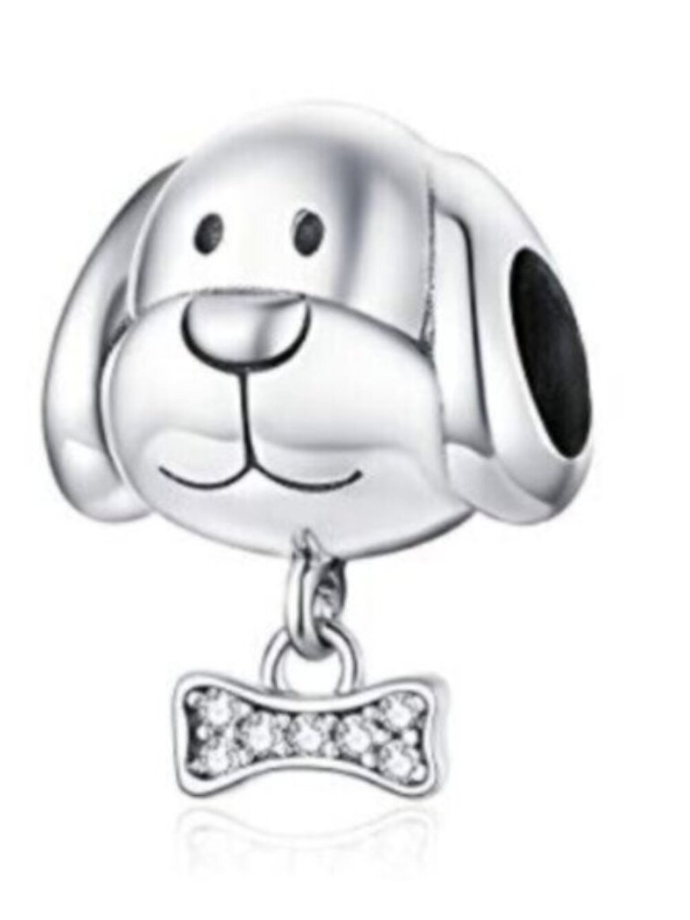 Pandora Dog Charm 925 Sterling Silver Charm Compatible with Pandora NEW